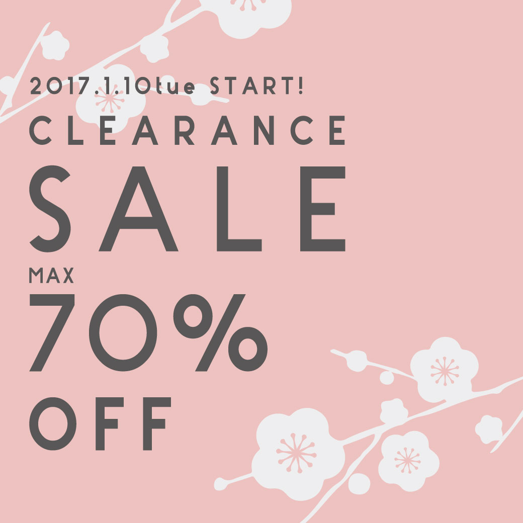 CLEARANCE SALE