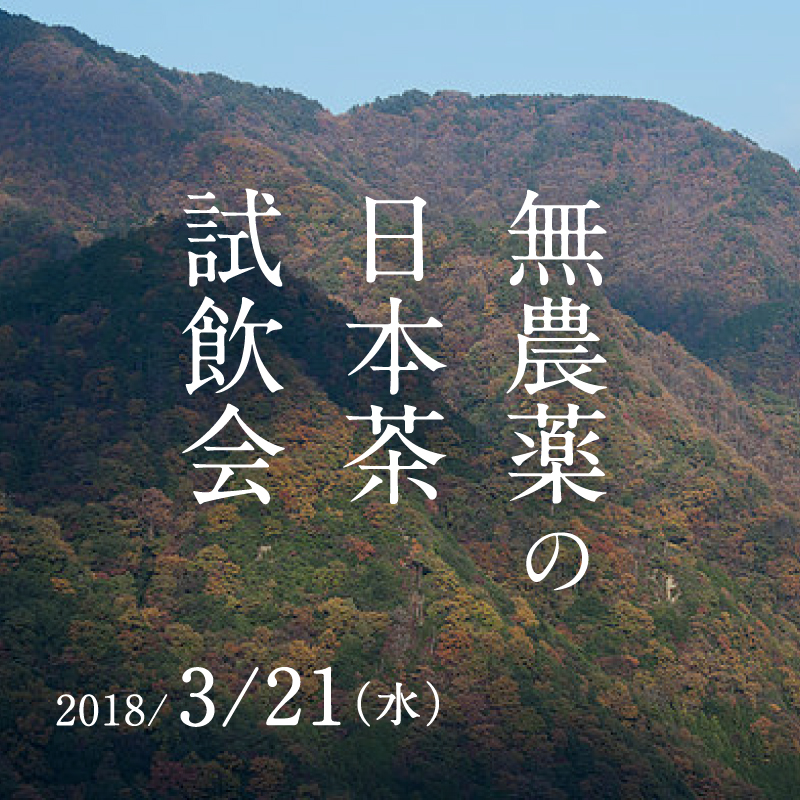 無農薬の日本茶 試飲会